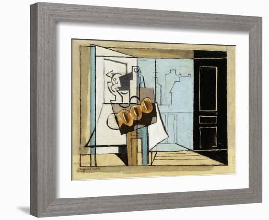 Monday, the Open Window-Louis Marcoussis-Framed Giclee Print