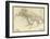 Monde Connu des Anciens, c.1821-Adrien Hubert Brue-Framed Art Print