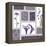 Mondrian Blackberry 1-Albert Koetsier-Framed Stretched Canvas