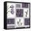Mondrian Blackberry 2-Albert Koetsier-Framed Stretched Canvas