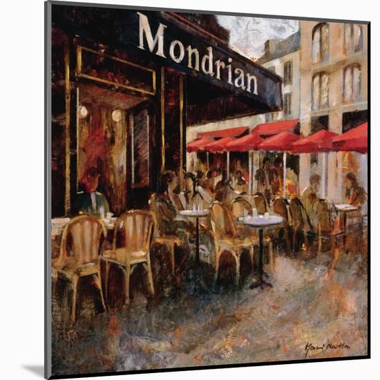 Mondrian Café-Noemi Martin-Mounted Art Print