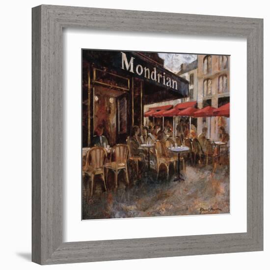 Mondrian Cafe-Noemi Martin-Framed Giclee Print