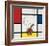 Mondrian Cat-Chameleon Design, Inc.-Framed Premium Giclee Print