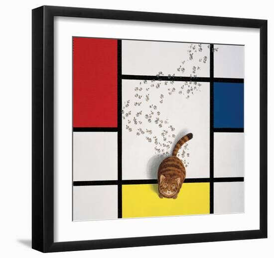 Mondrian Cat-Chameleon Design, Inc.-Framed Premium Giclee Print