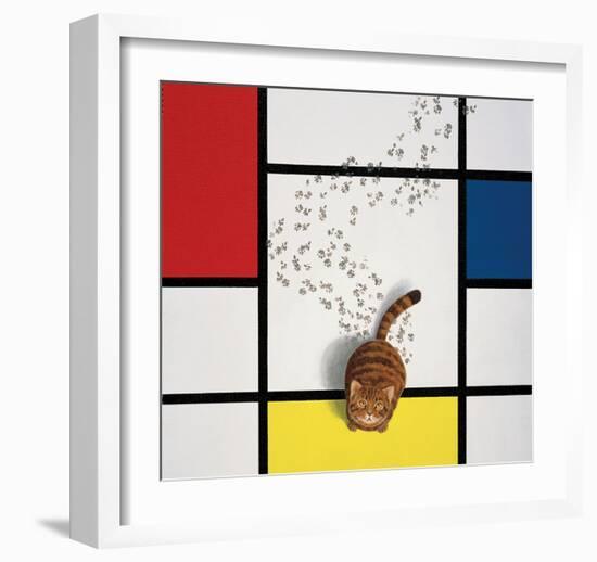 Mondrian Cat-Chameleon Design, Inc.-Framed Premium Giclee Print