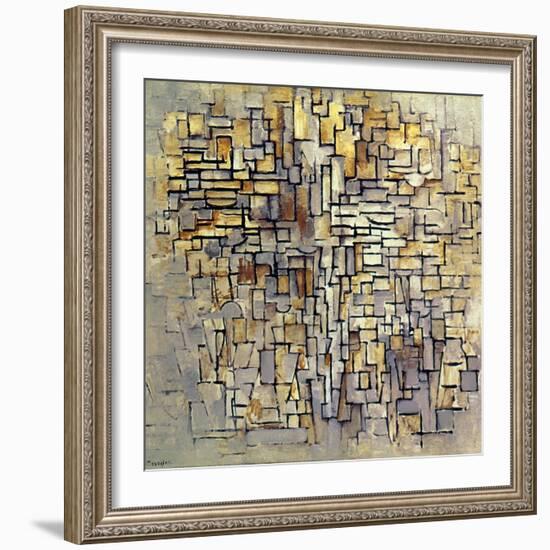 Mondrian: Composition, 1913-Piet Mondrian-Framed Giclee Print