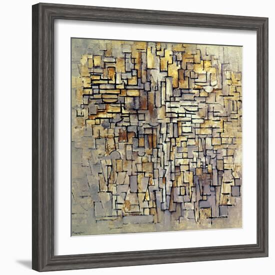 Mondrian: Composition, 1913-Piet Mondrian-Framed Giclee Print