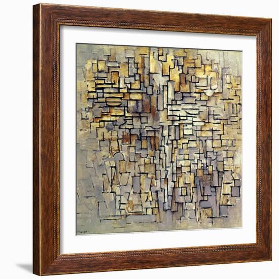 Mondrian: Composition, 1913-Piet Mondrian-Framed Giclee Print