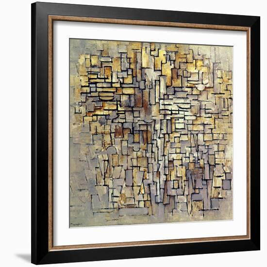 Mondrian: Composition, 1913-Piet Mondrian-Framed Giclee Print