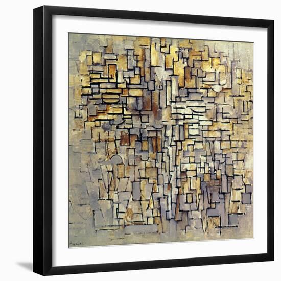 Mondrian: Composition, 1913-Piet Mondrian-Framed Giclee Print