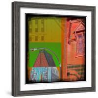Mondrian Pop Montreal-Jean-François Dupuis-Framed Art Print