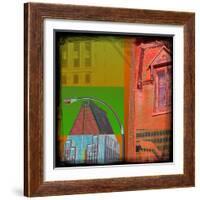 Mondrian Pop Montreal-Jean-François Dupuis-Framed Art Print