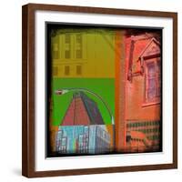 Mondrian Pop Montreal-Jean-François Dupuis-Framed Art Print