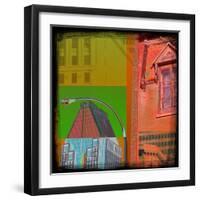 Mondrian Pop Montreal-Jean-François Dupuis-Framed Art Print