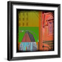 Mondrian Pop Montreal-Jean-François Dupuis-Framed Art Print