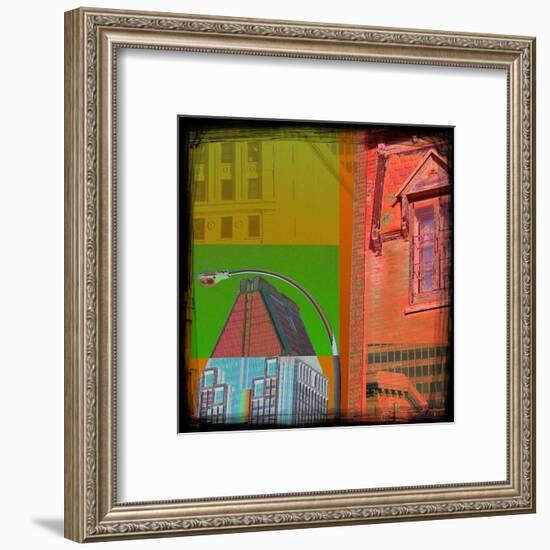 Mondrian Pop Montreal-Jean-François Dupuis-Framed Art Print