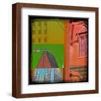 Mondrian Pop Montreal-Jean-François Dupuis-Framed Art Print
