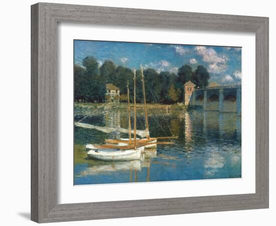 Monet: Argenteuil-Claude Monet-Framed Giclee Print