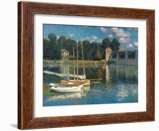Monet: Argenteuil-Claude Monet-Framed Giclee Print