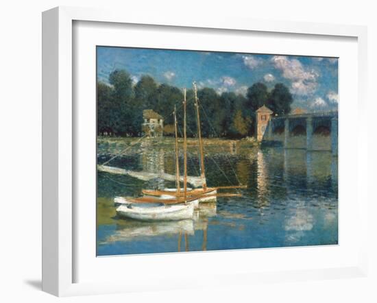 Monet: Argenteuil-Claude Monet-Framed Giclee Print