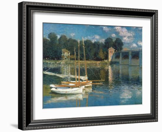 Monet: Argenteuil-Claude Monet-Framed Giclee Print