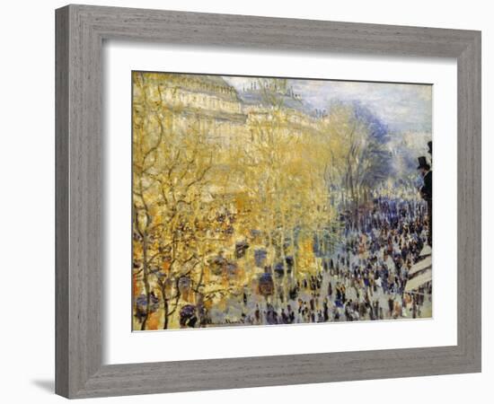 Monet: Carnival, 1873-Claude Monet-Framed Giclee Print