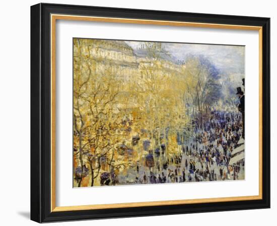 Monet: Carnival, 1873-Claude Monet-Framed Giclee Print