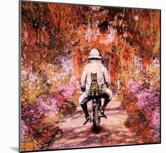 Monet Cat-Chameleon Design, Inc.-Mounted Art Print