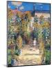 Monet: Garden/Vetheuil-Claude Monet-Mounted Premium Giclee Print