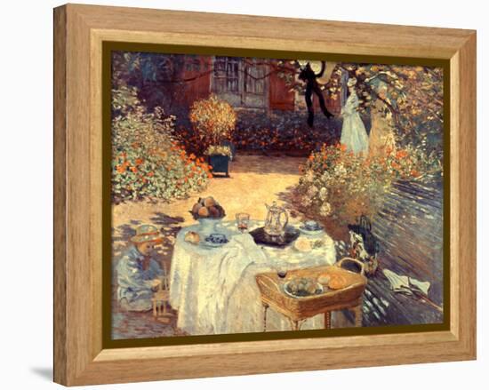 Monet: Luncheon, C1873-Claude Monet-Framed Premier Image Canvas