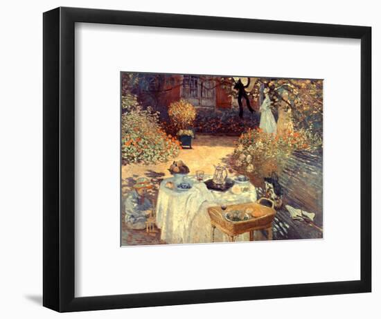 Monet: Luncheon, C1873-Claude Monet-Framed Premium Giclee Print