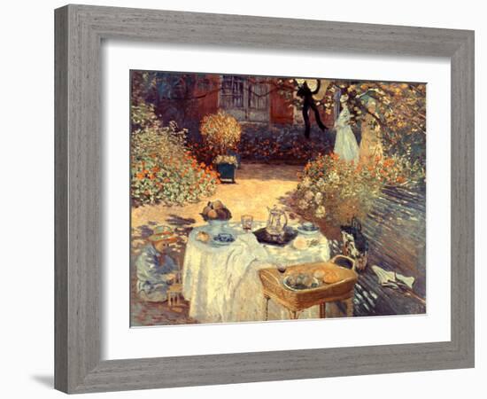 Monet: Luncheon, C1873-Claude Monet-Framed Giclee Print