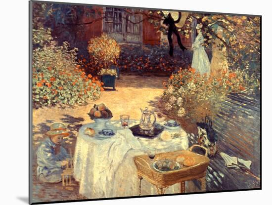 Monet: Luncheon, C1873-Claude Monet-Mounted Giclee Print