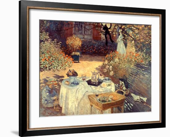 Monet: Luncheon, C1873-Claude Monet-Framed Giclee Print