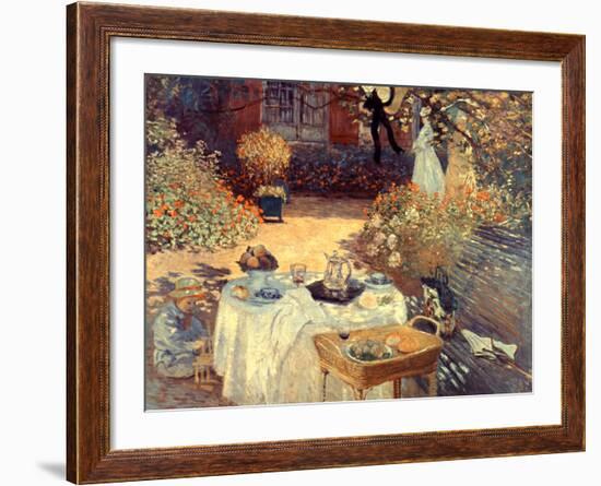 Monet: Luncheon, C1873-Claude Monet-Framed Giclee Print