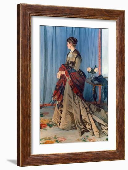 Monet: Mme Gaudibert, 1868-Claude Monet-Framed Giclee Print