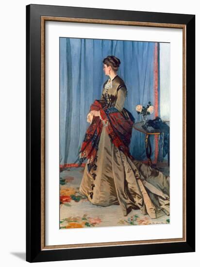 Monet: Mme Gaudibert, 1868-Claude Monet-Framed Giclee Print