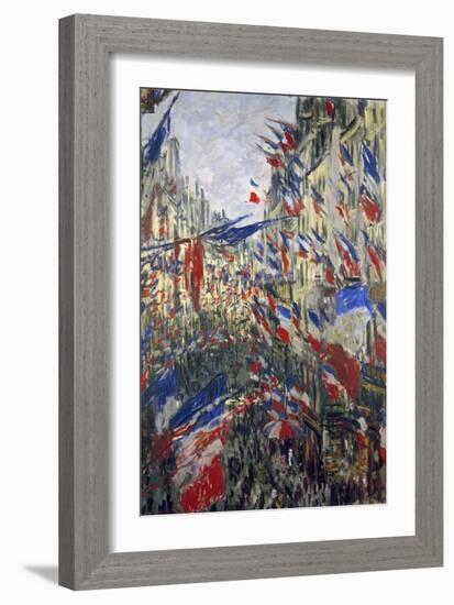 Monet: Montorgeuil, 1878-Claude Monet-Framed Giclee Print