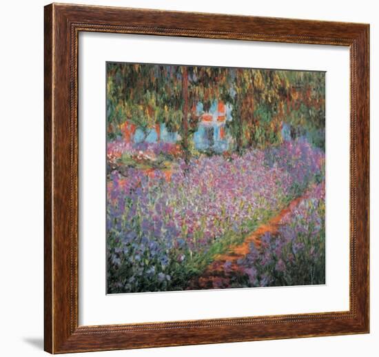 Monet's Garden at Giverny-Claude Monet-Framed Art Print