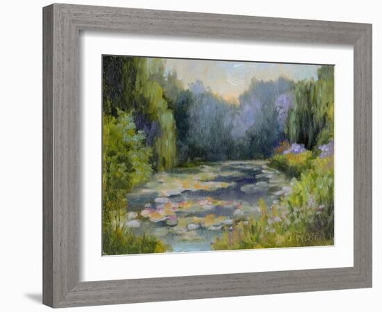 Monet's Garden I-Mary Jean Weber-Framed Art Print