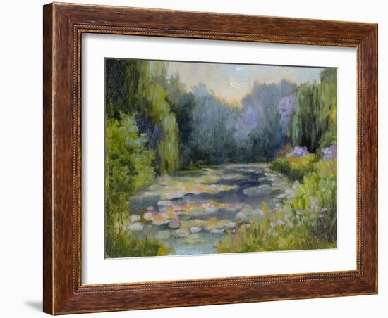 Monet's Garden I-Mary Jean Weber-Framed Art Print