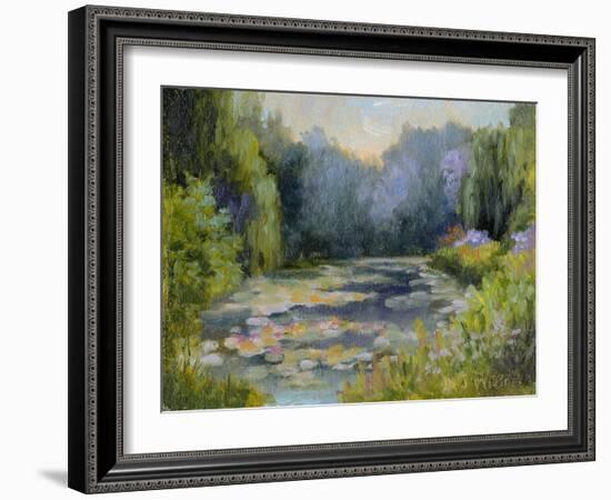 Monet's Garden I-Mary Jean Weber-Framed Art Print