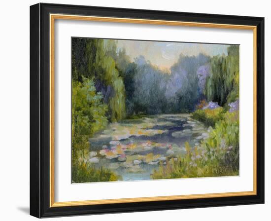 Monet's Garden I-Mary Jean Weber-Framed Art Print