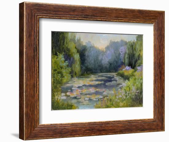 Monet's Garden I-Mary Jean Weber-Framed Art Print
