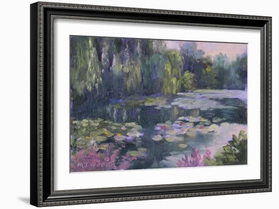 Monet's Garden II-Mary Jean Weber-Framed Art Print