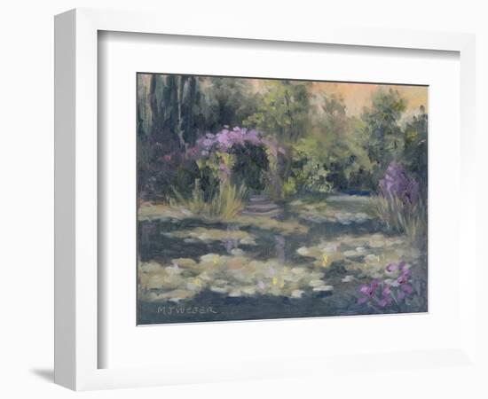 Monet's Garden IV-Mary Jean Weber-Framed Art Print