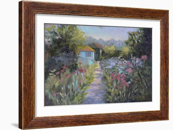 Monet's Garden V-Mary Jean Weber-Framed Art Print