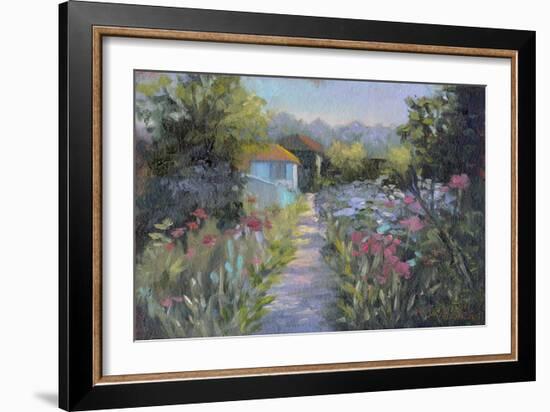 Monet's Garden V-Mary Jean Weber-Framed Art Print