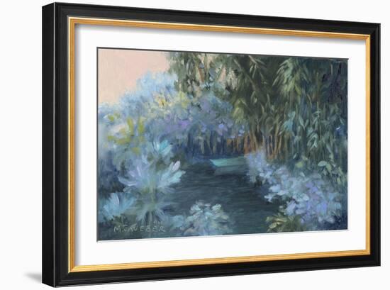 Monet's Garden VII-Mary Jean Weber-Framed Art Print