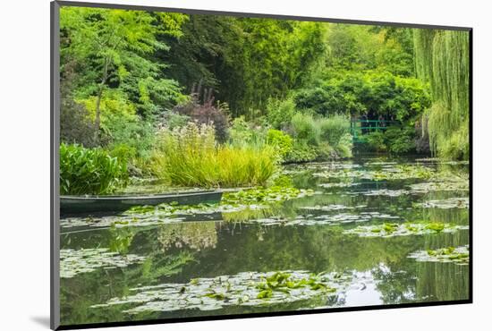 Monet's Garden with the Japanese influenced pond-Sylvia Gulin-Mounted Photographic Print